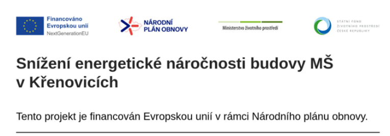 MŠ Křenovice MŠ Křenovice