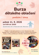 Burza dětského oblečení podzim/zima 1
